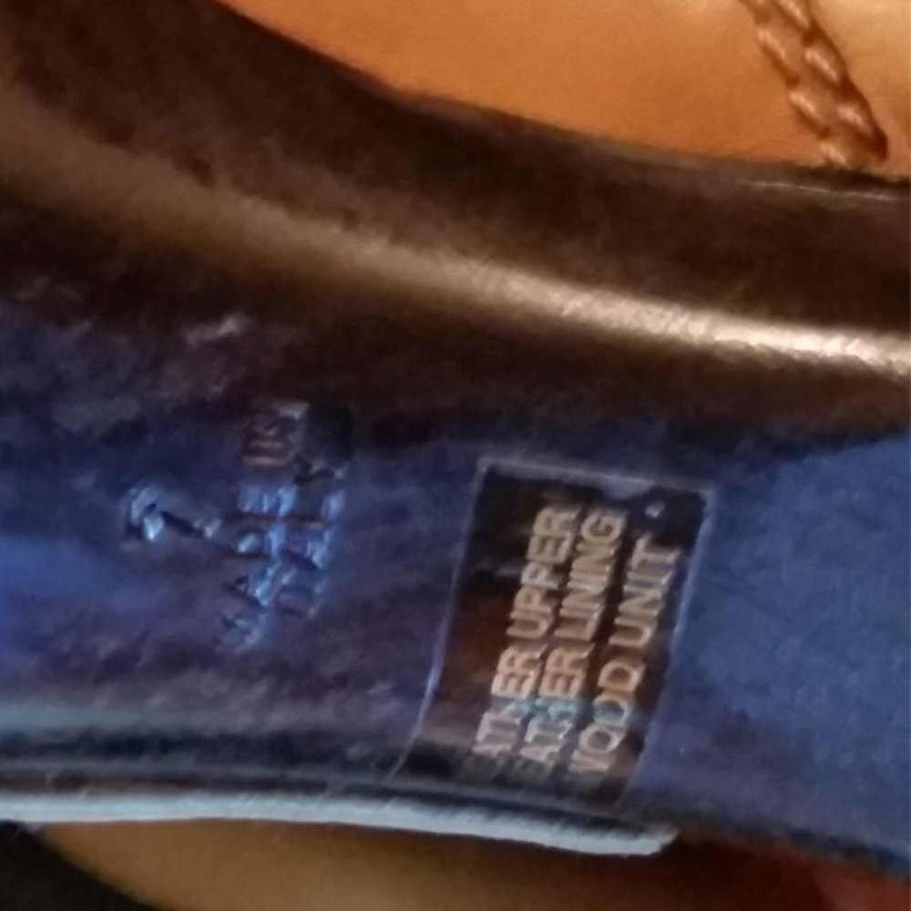 Isabella Fiore boots Light Brown/Tan Southwestern Boho Leather sz 7 - Picture 9 of 9